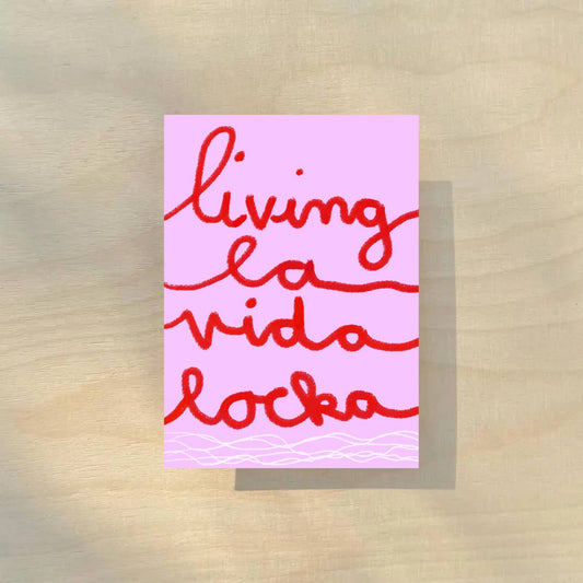 Ute Arnold / Hej.Ibiza Postkarte | Living la vida locka Aufgeweckt