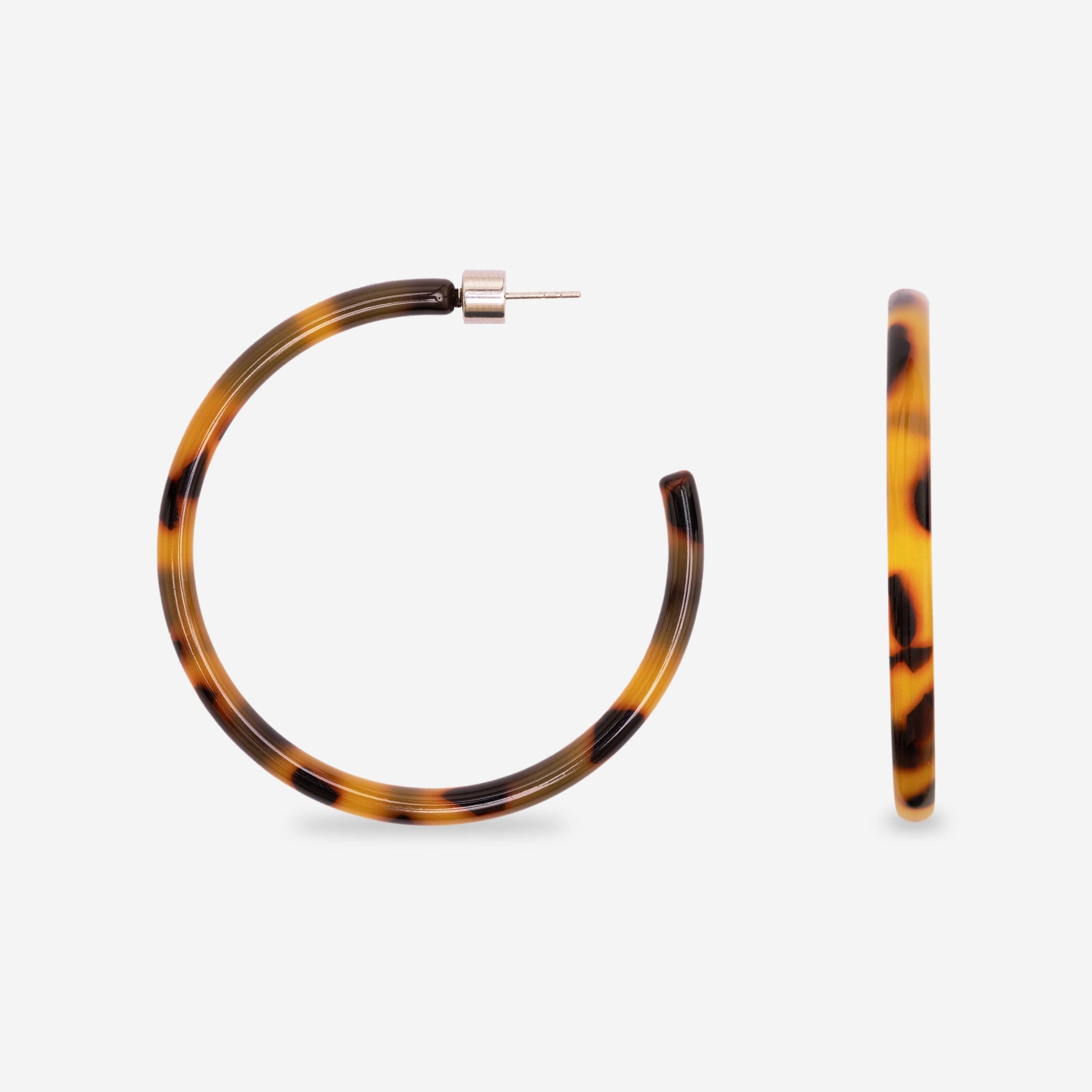 sasstie Ohrringe - Hoop Dark Cheetah Aufgeweckt