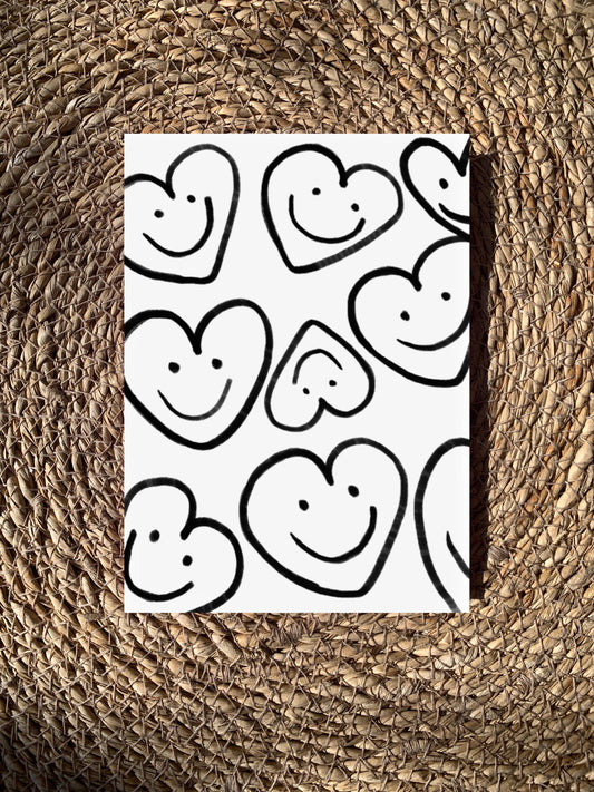 Ute Arnold / Hej.Ibiza Postkarte | Flying Hearts Aufgeweckt