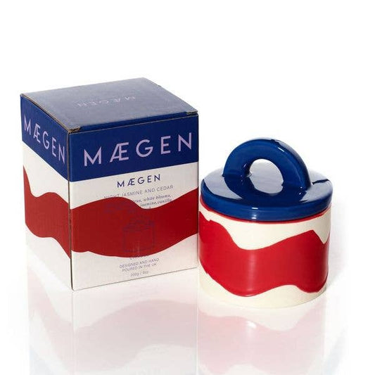 MÆGEN Kerze | Pablo Pots Nachtjasmin & Zeder Aufgeweckt