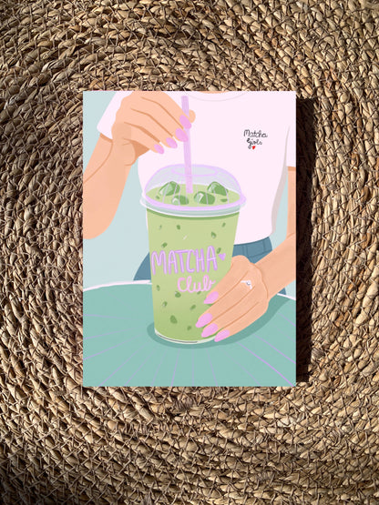 Ute Arnold / Hej.Ibiza Postkarte | Matcha Club Aufgeweckt