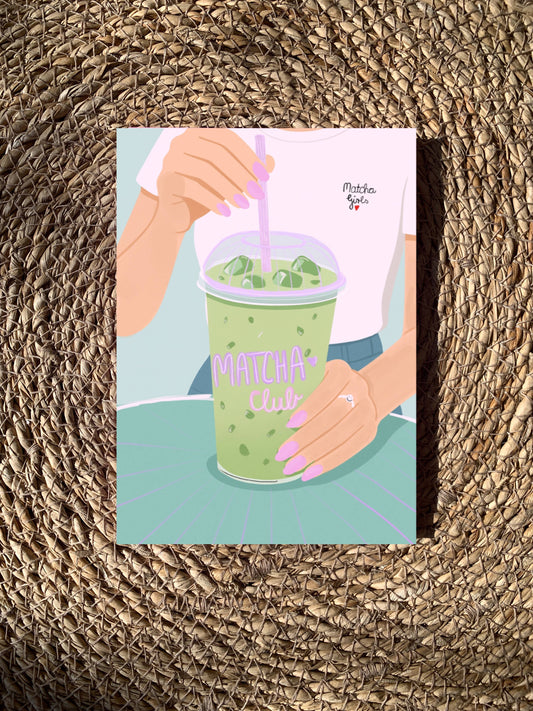 Ute Arnold / Hej.Ibiza Postkarte | Matcha Club Aufgeweckt