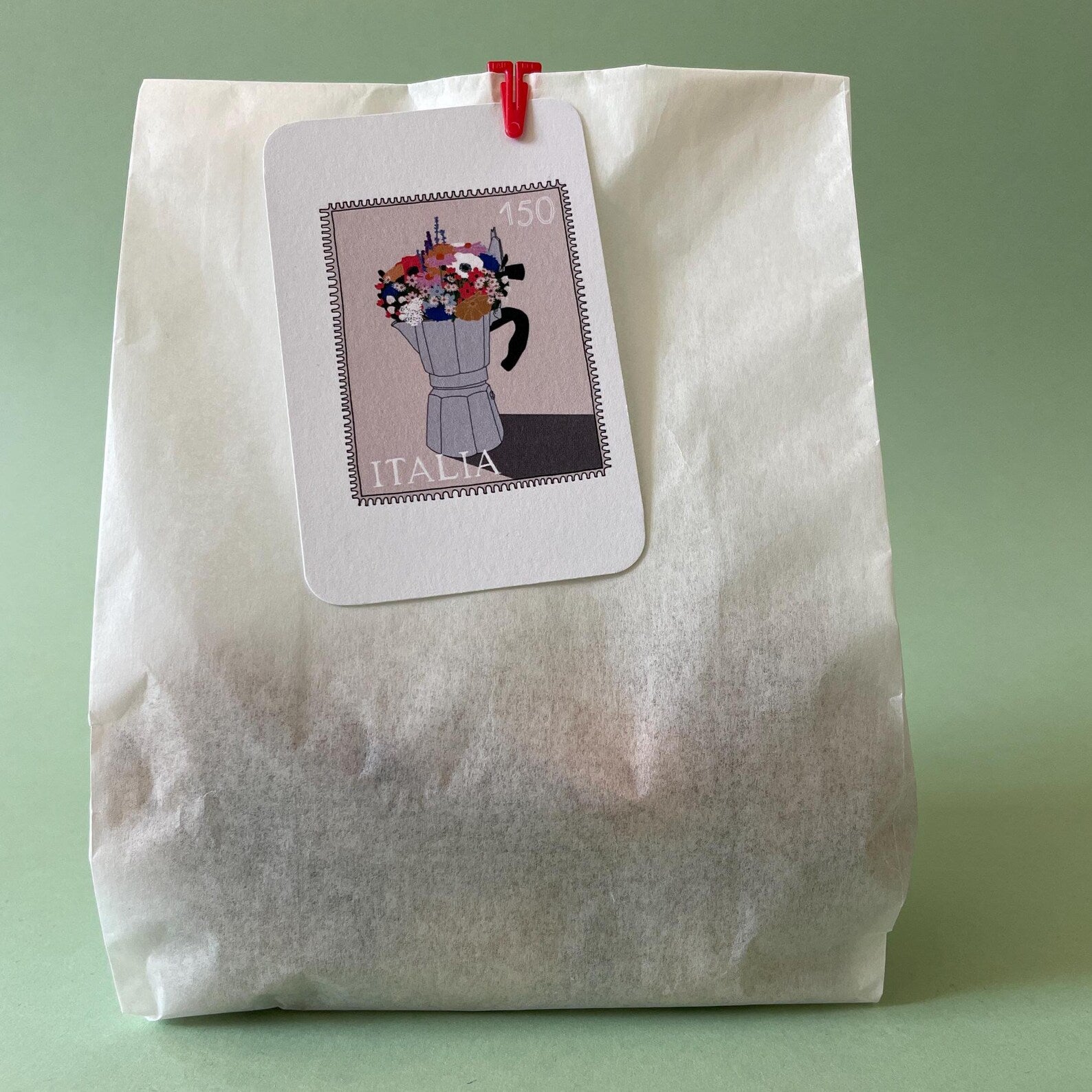 Enskild Mini Karte | Bialetti (italienische Kaffeeliebe) Aufgeweckt