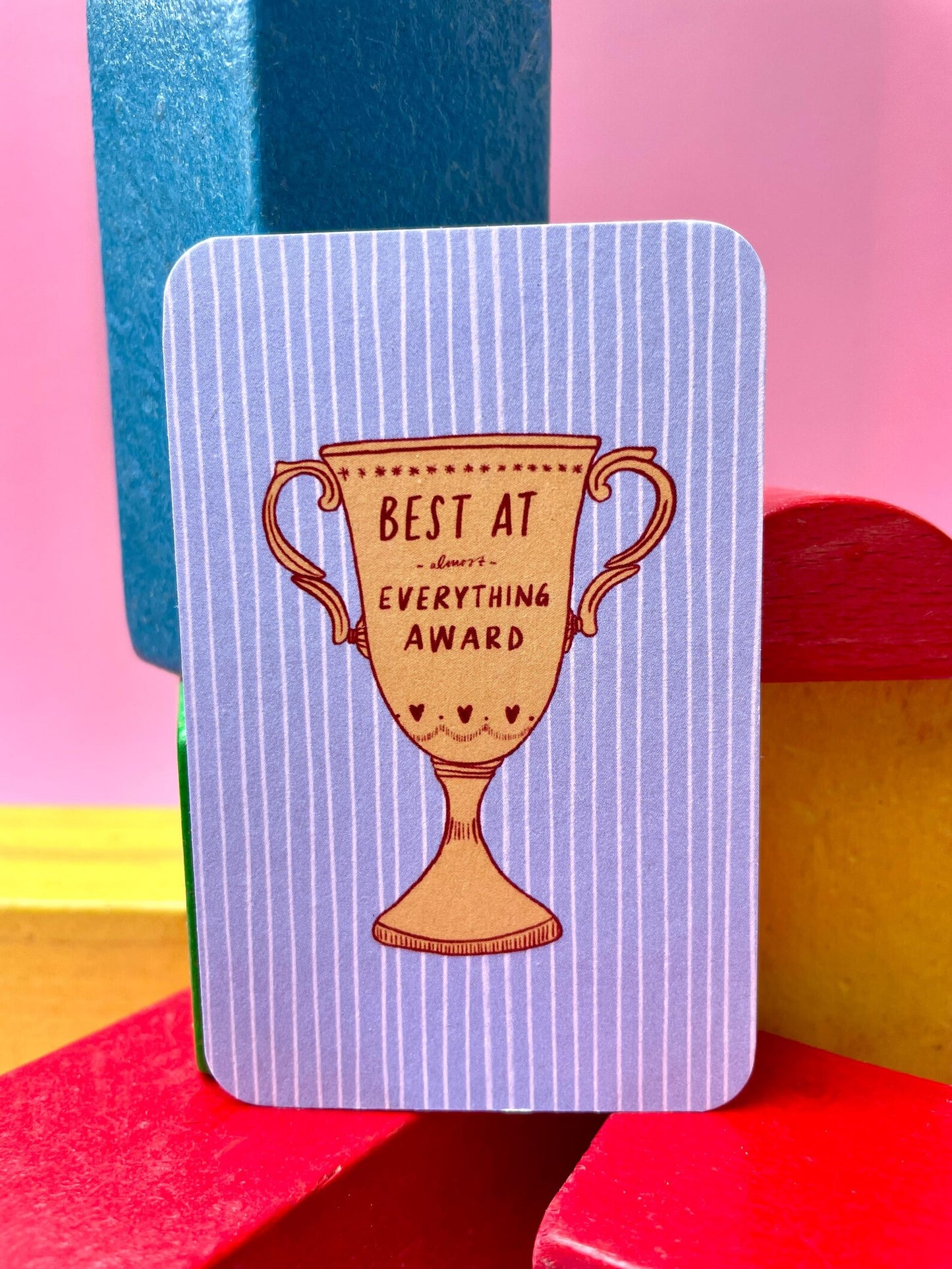 Enskild Mini Karte | Best at Everything (Gold Award) Aufgeweckt