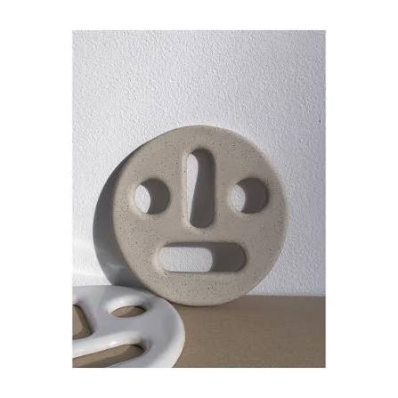 Ton-Gesicht | weiss