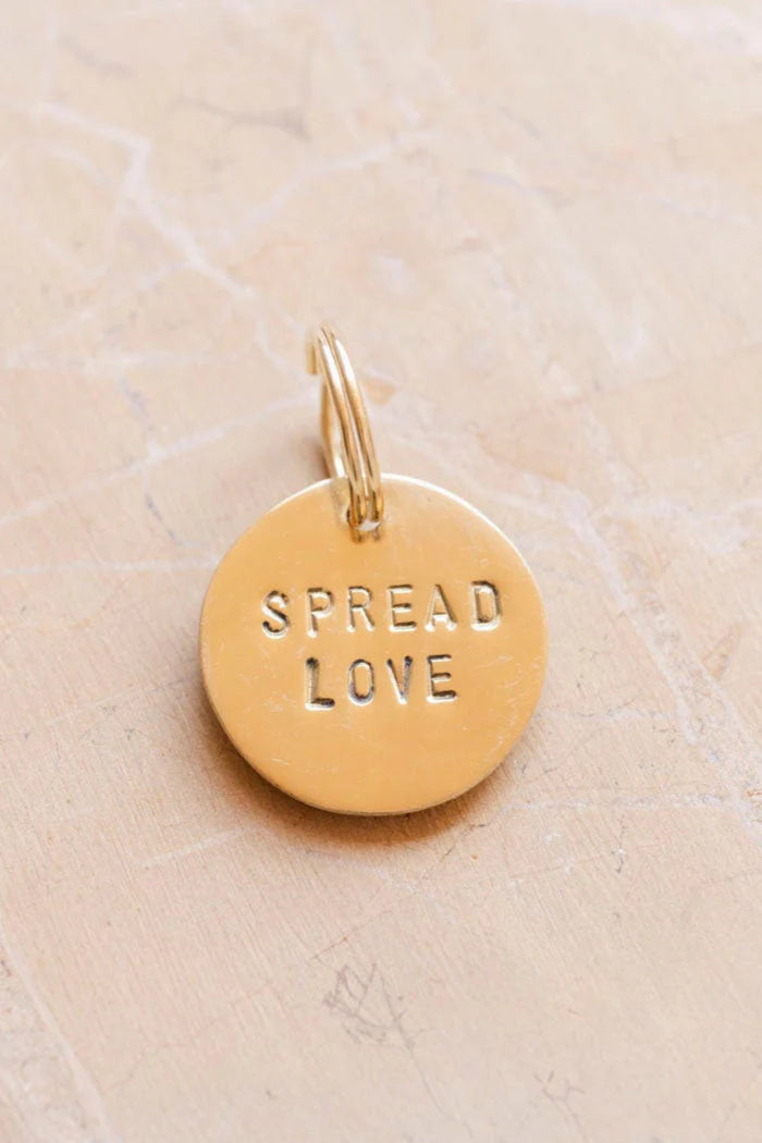 Keytag Mini – Spread Love (Gold)