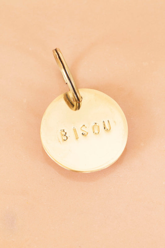 Keytag Mini – Bisou (Gold) Bild 1