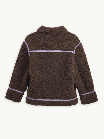 Happymess Merino-Jacke | chocolate brown Aufgeweckt