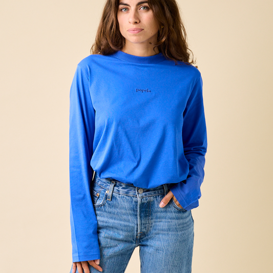 popeia Langarmshirt | königsblau | pre-order Anfangs April Aufgeweckt
