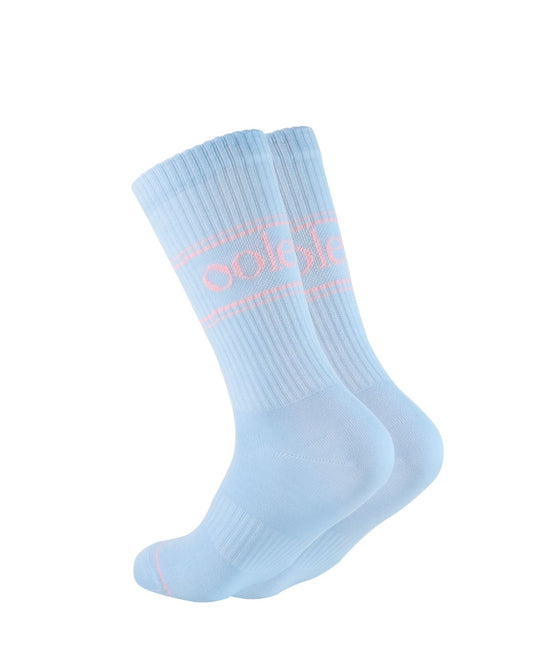 Pastel Ocean Breeze – Bio Tennissocke