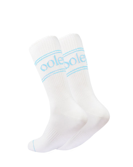 Pastel White Caribbean – Bio Tennissocke