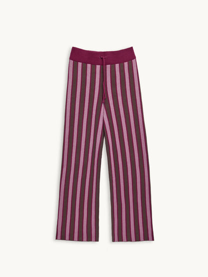 Baumwollhose | berry stripes