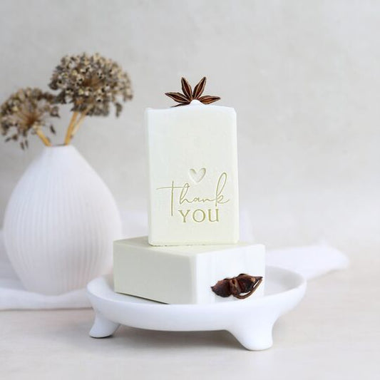 Seifenstück Winterseife „Thank you“ Aufgeweckt