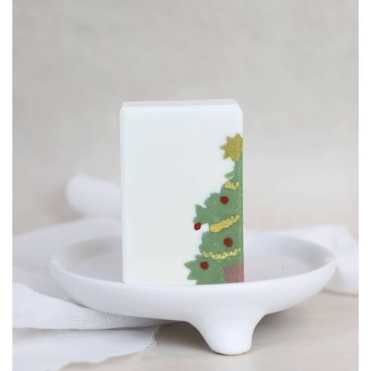 Seifenstück Winterseife „Weihnachtsbaum“ Aufgeweckt