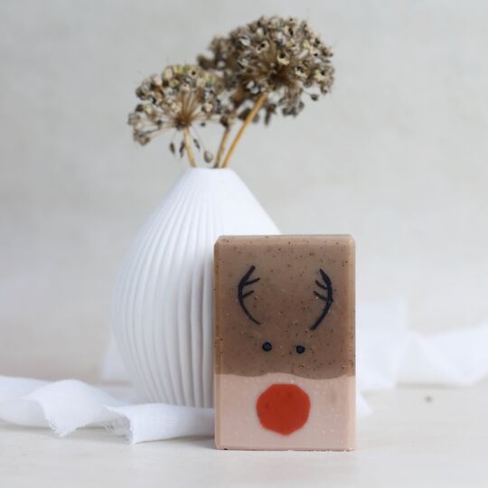 Seifenstück Winterseife „Rentier Ruedi“ Aufgeweckt